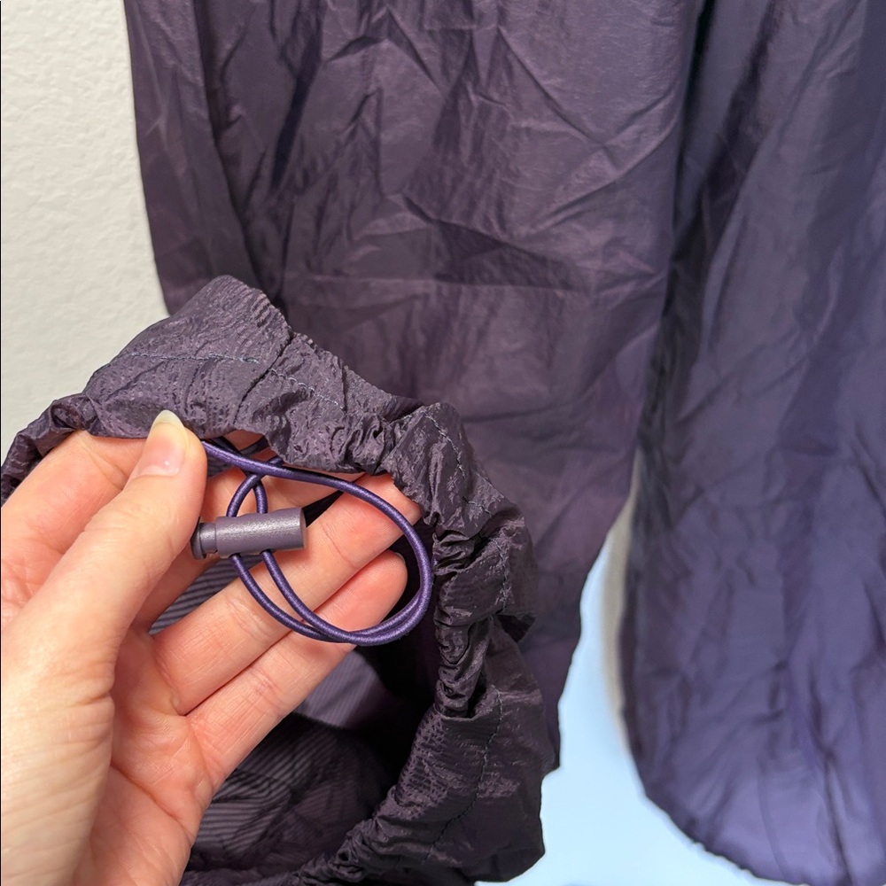 Urban Outfitters Purple Balloon Parachute Baggy Pants Wide Leg Cinch Joggers - Picture 4 of 5